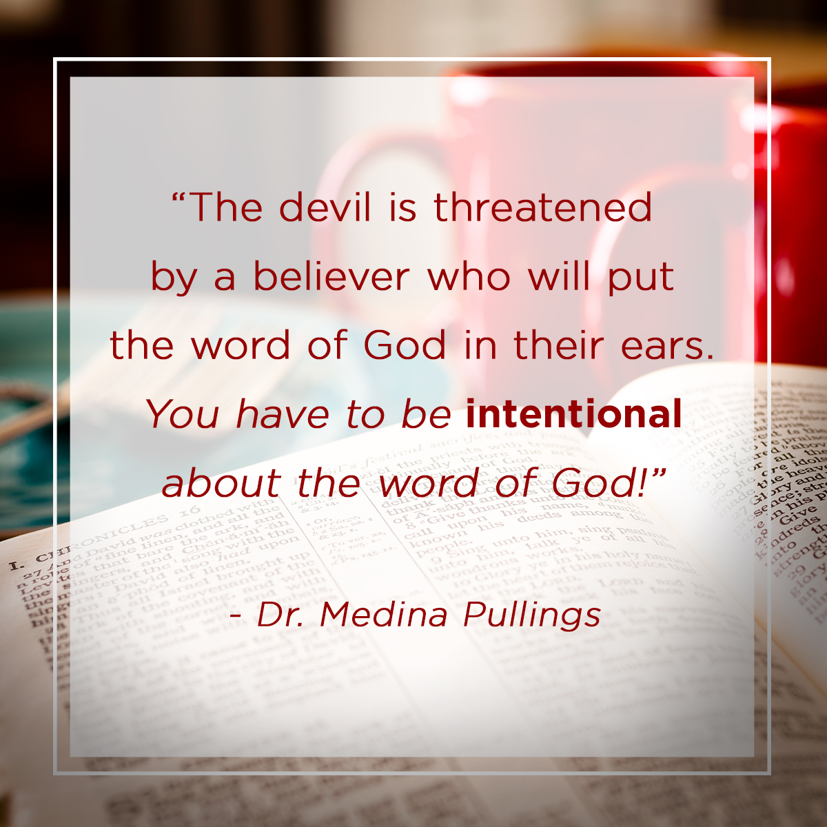 “The Book Prevails” – Dr. Medina Pullings